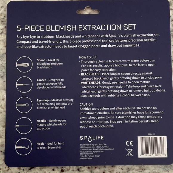 New 5-Piece Blemish Extraction Set - Picture 2 of 5